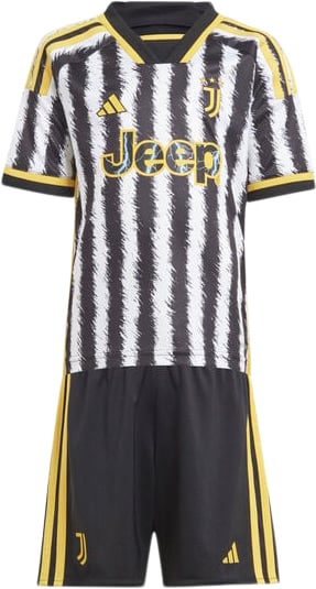 adidas Juventus 23/24 Mini Hjemmebanesæt 92 - Træningssæt Polyester hos Magasin