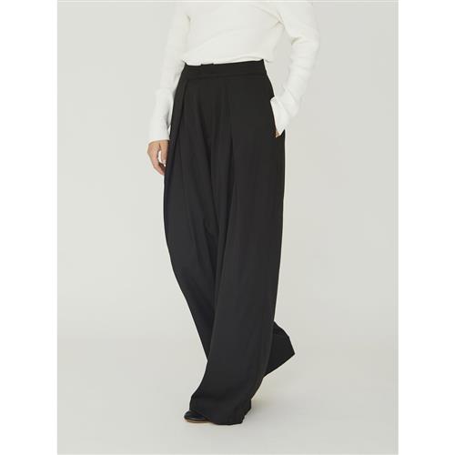 A-VIEW Ellie Pants Kvinde Black Bukser Med Lige Ben Str 42 - hos Magasin