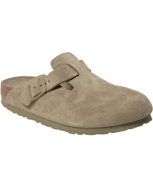 Se Birkenstock Boston SFB VL Faded Khaki Kvinde Green Slip-ins Str 41 - hos Magasin ved Magasin