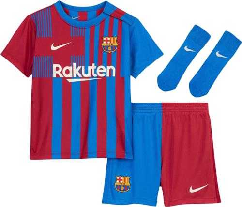 Nike Fc Barcelona 21 22 Hjemmebanesaet Baby 12-18 - Træningssæt hos Magasin