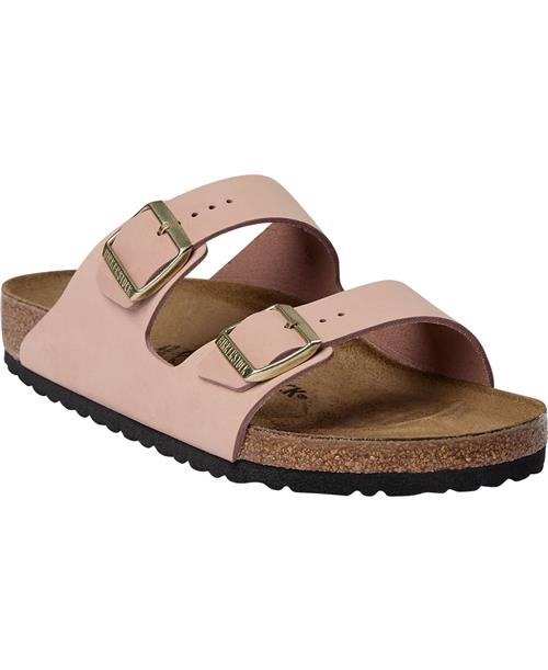 Birkenstock Arizona Lenb Soft Pink Kvinde Pink Flade Sandaler Str 42 - hos Magasin