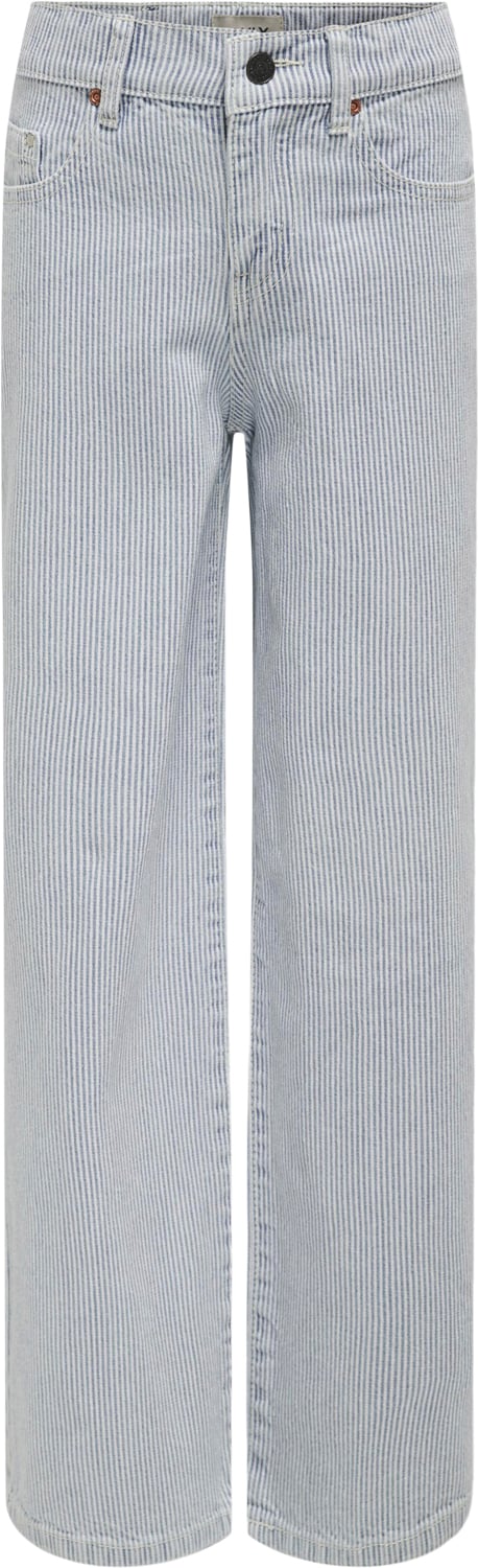 ONLY Koghope Wide Pant PNT Str 158 - Light Blue Denim Jeans hos Magasin