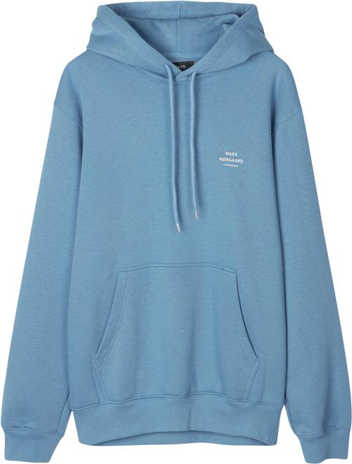 Se Mads Nørgaard - Copenhagen Standard Hoodie Logo Sweat Mand Captain`S Blue Hoodies Str L - hos Magasin ved Magasin