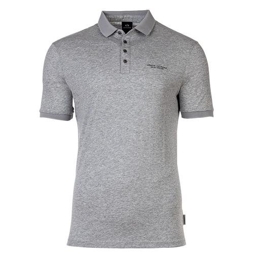 Se ARMANI EXCHANGE Bluser & t-shirts  grå-meleret / sort ved About You