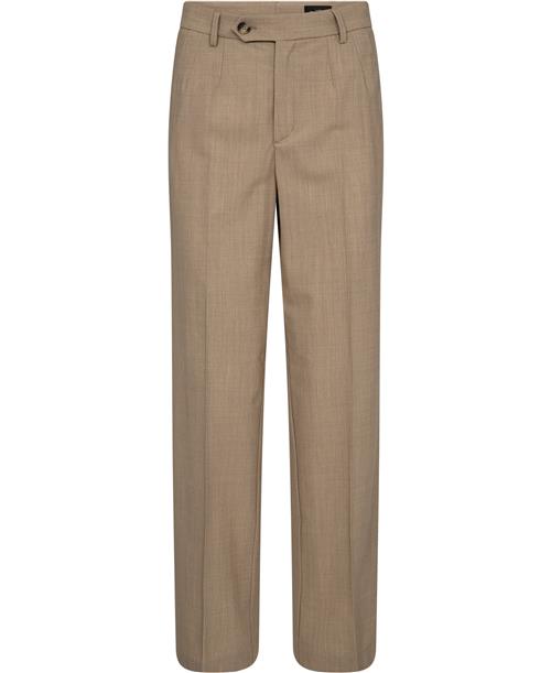 Sand 1101 Super Stretch W Dori High Kvinde Light Camel Bukser Med Lige Ben Str 44 - hos Magasin