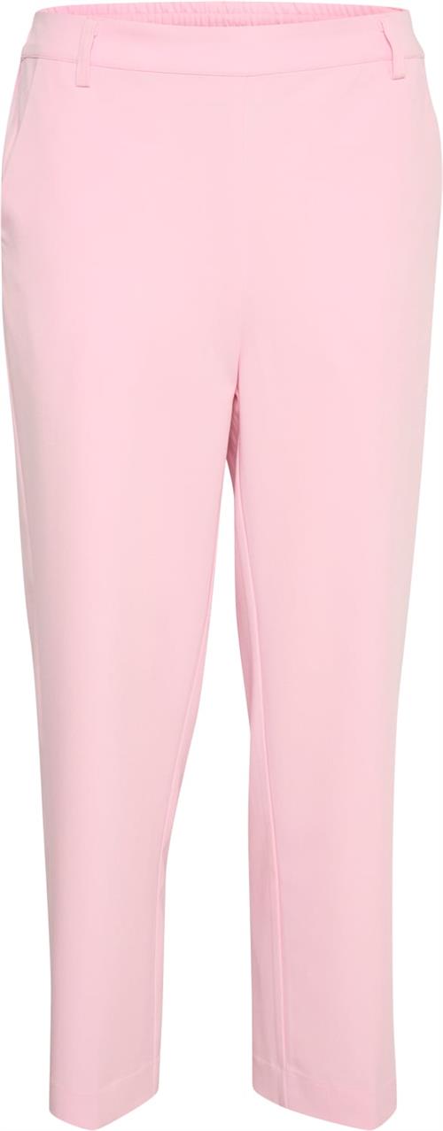 Kaffe Kasakura HW Cropped Pants Kvinde Pink Mist Bukser Str 42 - hos Magasin