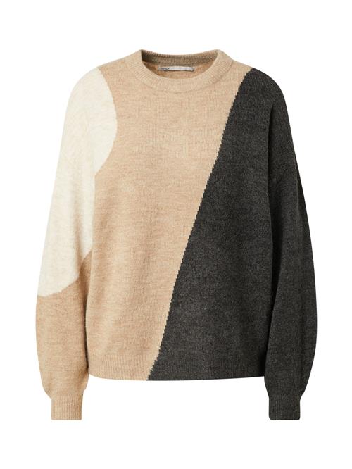 Se ONLY Pullover 'Silja'  beige / beige-meleret / sort-meleret ved About You