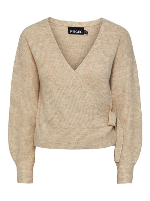 Se PIECES Cardigan 'ELLEN'  beige-meleret ved About You