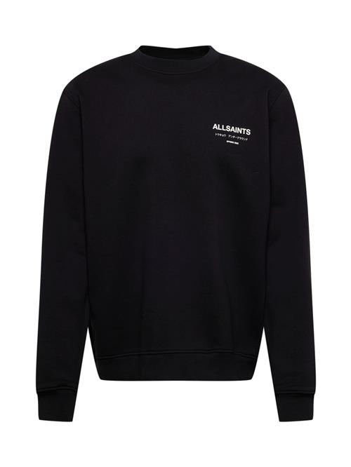 AllSaints Sweatshirt  sort / hvid