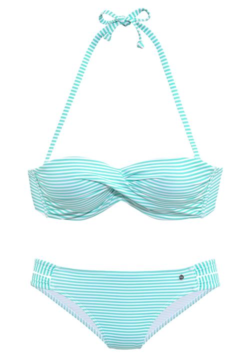 s.Oliver Bikini  turkis / hvid