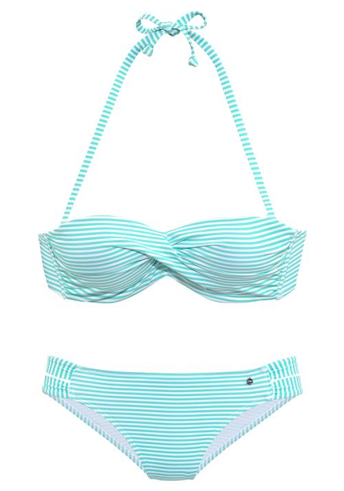 s.Oliver Bikini  turkis / hvid