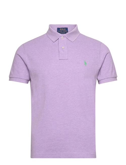 Polo Ralph Lauren Custom Slim Fit Mesh Polo Shirt Polo Ralph Lauren Purple