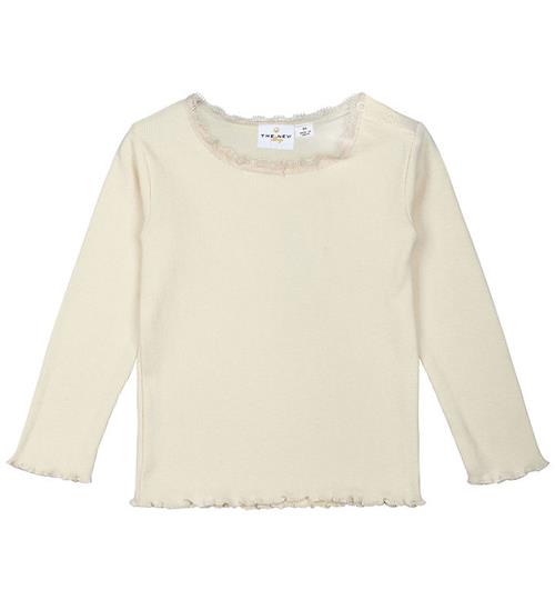 Se The New Siblings Bluse - Rib - TnsKrista - White Swan ved KidsWorld