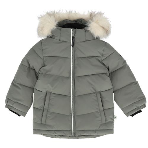 Gullkorn Design Talk Parka-jakke i Matte Green | Grønn | 98 cm