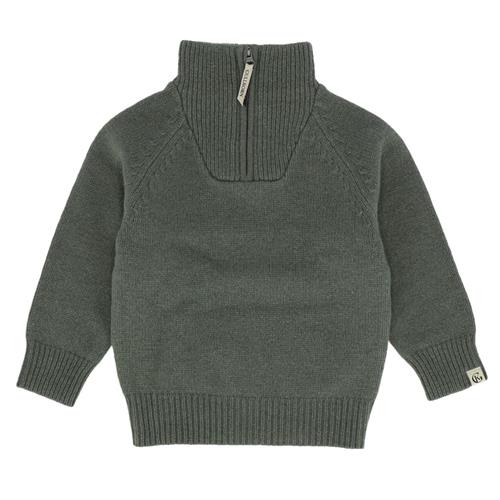 Gullkorn Design Norefjell Wool Sweater Matte Green | Grønn | 122/128 cm