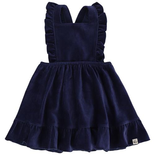 Se Gullkorn Design Olit Kjole Navy Blue | Marine blå | 104 cm ved Babyshop