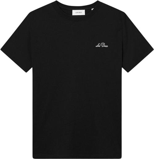 Les Deux Crew Tshirt Mand Black/white Kortærmede T-shirts Str L - hos Magasin