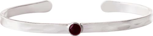 A Beautiful Story Sensitive Garnet Bracelet SP 16cm, adjustable - Armring hos Magasin