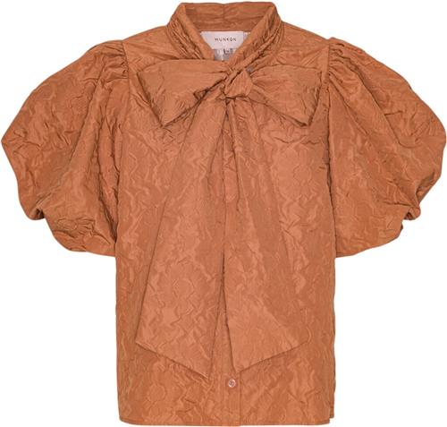 HUNKØN Jamie Shirt Kvinde Bronze Skjorter Str XS - hos Magasin