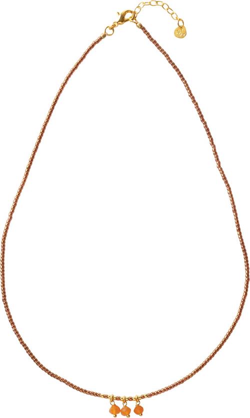 Se A Beautiful Story Empathy Carnelian Necklace GC 42-45cm - Halskæder Med Vedhæng hos Magasin ved Magasin