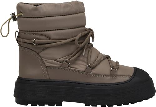 Garment Project Milo Snow Boot Earth Nylon / Leather Kvinde Earth Vinterstøvler Str 39 Nylon - hos Magasin