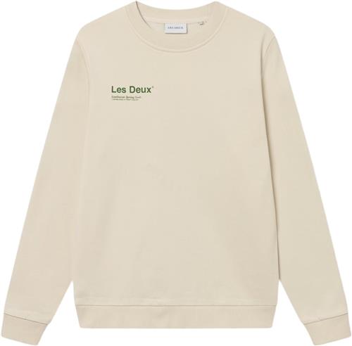 Les Deux Brody Sweatshirt 2.0 Mand Beige Sweatshirts Regular Fit Str L - Bomuld hos Magasin