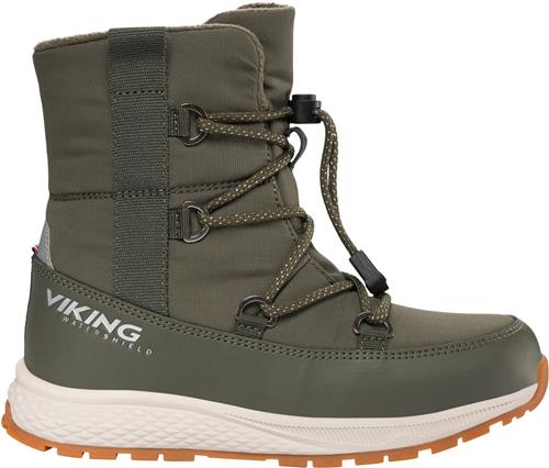 Viking Equip Warm WP SL Olive Støvler Str 31 - Gummi hos Magasin