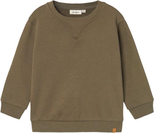 Lil' Atelier Nmmilondon RAN LS Loose Sweat LIL Str 92 - Kalamata Sweatshirts hos Magasin