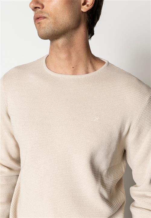 Clean Cut Copenhagen Oscar Knit Mand Ecru Melange Cardigans Str L - hos Magasin