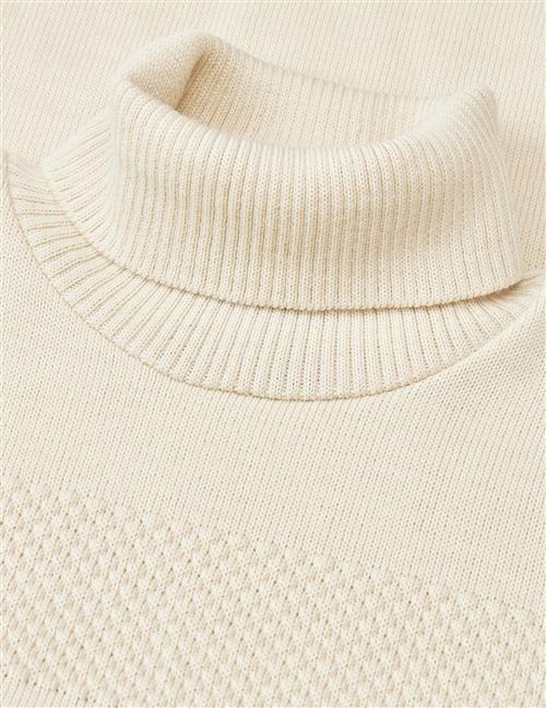 Mads Nørgaard - Copenhagen Wool Klemens Knit Mand Hvid Sweaters Str XL - hos Magasin