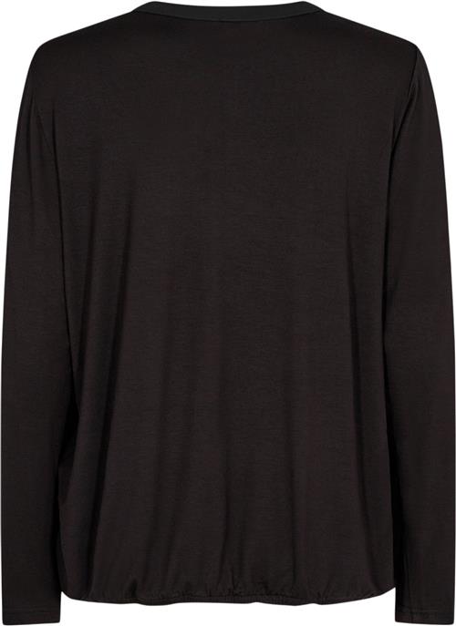 soyaconcept Schermine 1 Kvinde 9999 Black Langærmede T-shirts Str L - Viskose hos Magasin