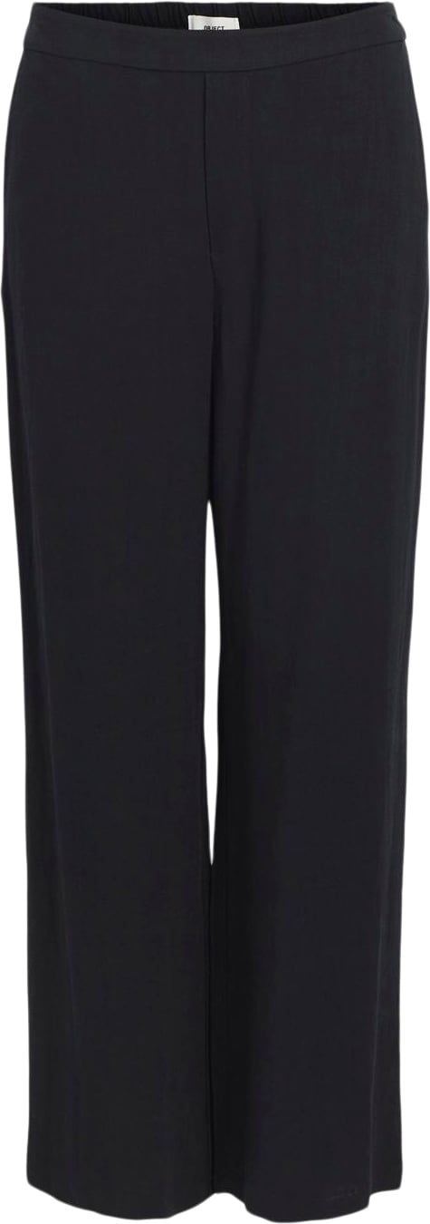 Se Object Objsanne Aline Wide Pant Noos Kvinde Black Hørbukser Str 40 - hos Magasin ved Magasin