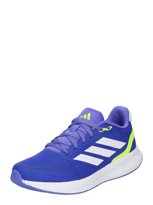 Se ADIDAS SPORTSWEAR Sportssko 'RUNFALCON 5'  indigo / neongul / hvid ved About You