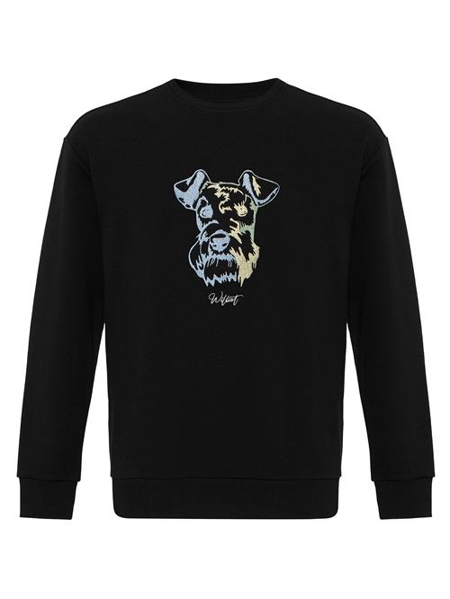 Se Williot Sweatshirt 'HUGO'  champagne / lyseblå / sort ved About You