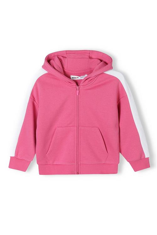 MINOTI Sweatshirt  pink / hvid