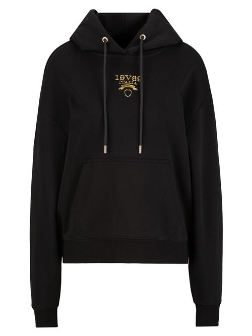 19V69 ITALIA Sweatshirt 'Burner Gold Logo'  guld / sort