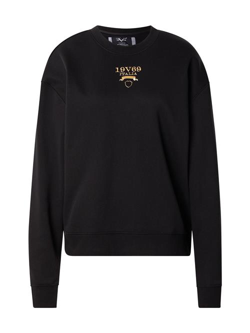 19V69 ITALIA Sweatshirt 'Bonnie'  guld / sort