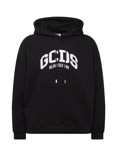 GCDS Sweatshirt  sort / hvid