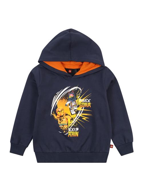 Se LEGO® kidswear Sweatshirt  mørkeblå / orange / pink / hvid ved About You