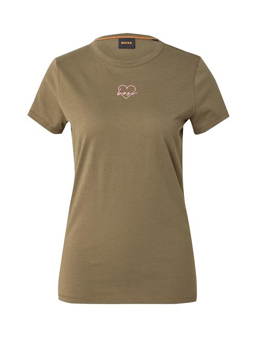 Se BOSS Shirts 'Elogo'  khaki / lyserød ved About You