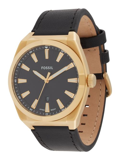 FOSSIL Digitalur 'EVERETT'  guld / sort