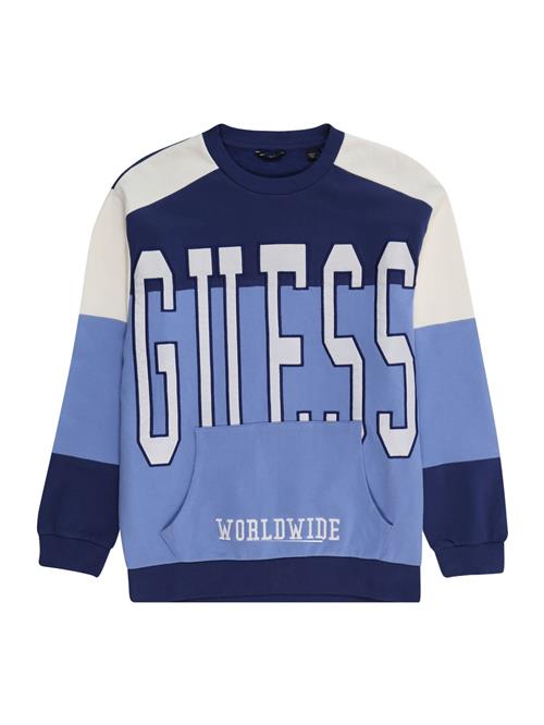 GUESS Sweatshirt  marin / røgblå / hvid