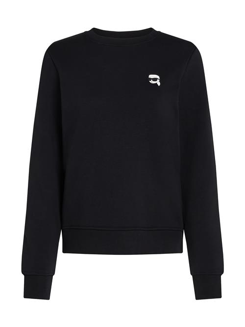 Se Karl Lagerfeld Sweatshirt ' IKON '  beige / sort / hvid ved About You