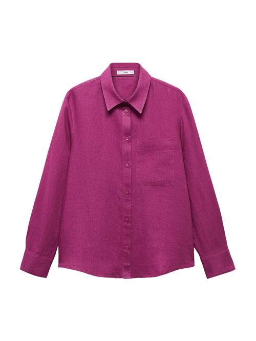 MANGO Bluse 'LINO'  mørk pink