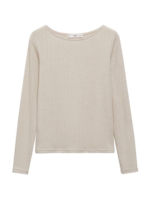 MANGO Pullover 'POINTE'  greige