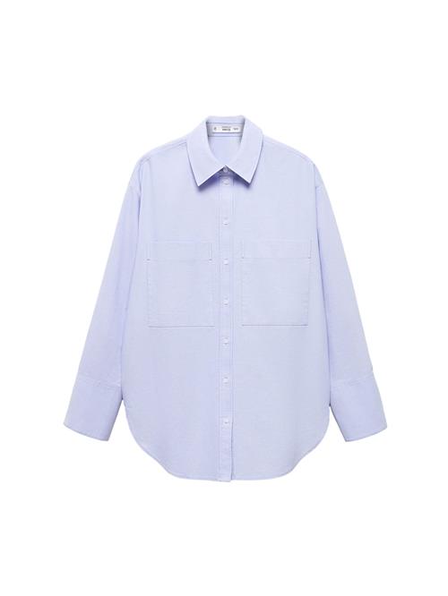 MANGO Bluse 'Jox'  pastelblå