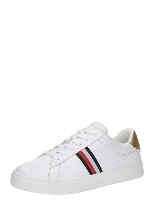 TOMMY HILFIGER Sneaker low 'Essential Court'  navy / guld / rød / hvid