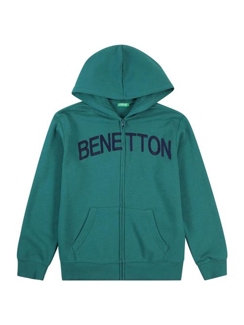 UNITED COLORS OF BENETTON Sweatjakke  navy / grøn