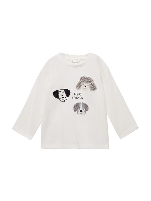 MANGO KIDS Bluser & t-shirts 'BUDDIES'  ecru / grå / sort