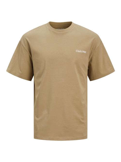 JACK & JONES Bluser & t-shirts 'JJEBradley'  khaki / lyserød / hvid